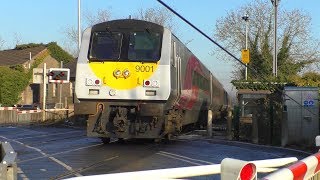 DD set 9001 amp 8209 on a southbound Enterprise  Dunmurry 25112016 [upl. by Neila]