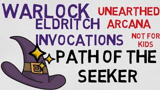 Unearthed Arcana Eldritch Invocation 17 Path of the Seeker 5e [upl. by Ahseal]