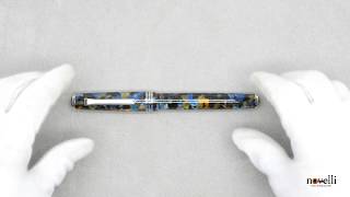 Tibaldi N60 Blu Samarkand fountain pen [upl. by Lemor]