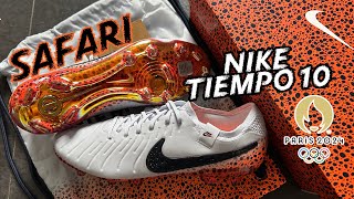 Nike Tiempo Legend 10 Elite Olympics  Safari Jamal Musiala Boot [upl. by Neehs404]