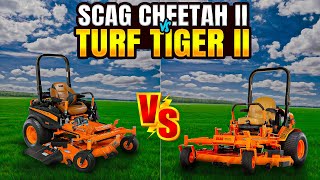 SCAG Cheetah II VS Turf Tiger II Indepth Look [upl. by Zaneski]