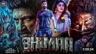 Bhimaa Gopichand New Released Movie 2024  Bhimaa  Full Action Hindi Dubbed South Indian Movie 2024 [upl. by Alayne]