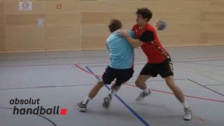 Teamhandball training for wingman 2 [upl. by Ennagroeg]