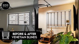 Venetian Blinds Stunning Before amp After Installation Transformation [upl. by Mcmillan712]