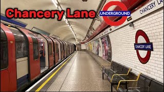 London Underground Action at Chancery Lane Station  290824 [upl. by Redle]