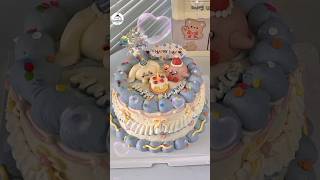 Birthday Cake Decoration 🎂 CAKEBAKEOFFICIAL [upl. by Ted645]