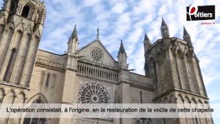 Visite guidée des peintures murales médiévales de la cathédrale SaintPierre de Poitiers [upl. by Rog]