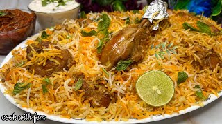 Hyderabadi CHICKEN DUM BIRYANI With HOMEMADE Aromatic BIRYANI MASALA Pakki Akhni Ki Biryani Party Sp [upl. by Ivens787]