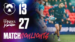 SHARKS TAKE THE WIN AT ASHTON GATE  Highlights Bristol Bears vs Sale Sharks [upl. by Lamoureux]