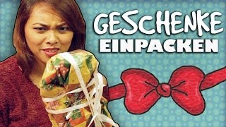 WEIHNACHTSGESCHENKE richtig VERPACKEN Wie geht das  Chaos Chrissy [upl. by Essy976]