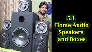 51 home audio speakers and boxes  JBL subwoofer  worldtech geesonic  jblsubwoofer geesonic [upl. by Aihseyt]