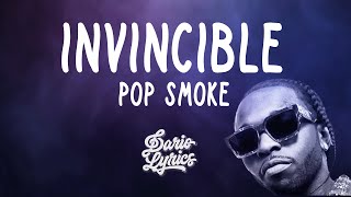 quotINVINCIBLEquot  Pop Smoke  Lyrics  Dario Lyrics [upl. by Sheedy623]