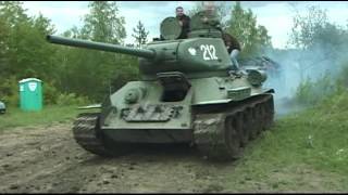 Czołg T34 kamieniołom Wysoka [upl. by Drus]