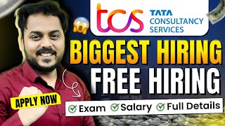 Wait is Over  TCS Free Hiring 2024  TCS Off Campus  How to Fill Step by Step guide [upl. by Yvehc]