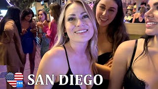 🇺🇸 SAN DIEGO NIGHTLIFE DISTRICT CALIFORNIA 2022 FULL TOUR [upl. by Ainoval]