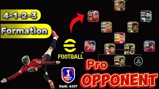 Bangladeshi Opponent Vs 4123 Formation Long Ball Counter Gameplay eFootball 2024 Mobile [upl. by Eive]