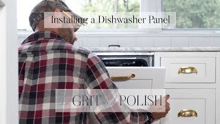 How to Install a Dishwasher Panel [upl. by Nur]