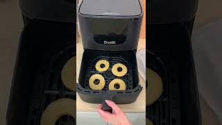 National Doughnut Day with the Dualit Air Fryer doughnut airfryerrecipes airfryer baking sweet [upl. by Yelad]