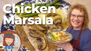 Chicken Marsala  Easy Chicken Marsala Recipe 30 Minute Dinner [upl. by Atteroc227]