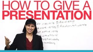 How to give a presentation in English [upl. by Wilkinson868]