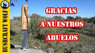 ✔️JOKER CAMPERO Cuchillo Bushcraft  Tributo A Nuestros Abuelos  Cuchillo Bushcraft Español [upl. by Ymer685]