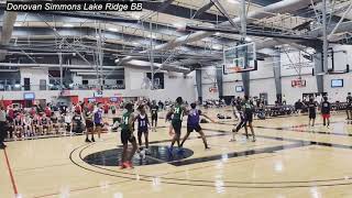 Lake Ridge High School Basketball Donovan Simmons [upl. by Ahoufe784]