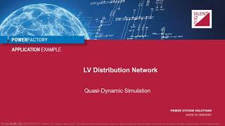 PowerFactory – LV Distribution Network – Quasi Dynamic Simulation [upl. by Otho]