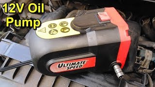 Easy Oil Change Using a 12 Volt Oil Extractor Pump [upl. by Enohs376]