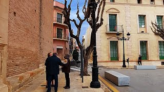 Walking Through the Historical Center of a Village in Southern Spain Totana [upl. by Noel]