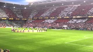 Previo Athletic Bilbao vs Sporting Lisboa Himno cantado [upl. by Hakvir208]