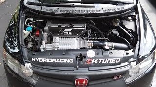 CTE Supercharged VitTuned Setup  Install Compilation  Civic Si Fa5 [upl. by Bourne]