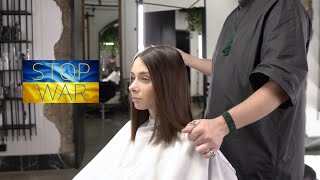 HOW TO CUT PERFECT LOB HAIRCUT  haircut tutorial [upl. by Einner]