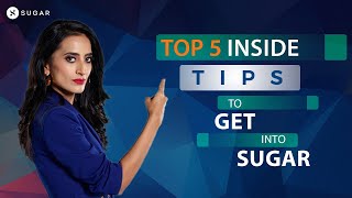 Top 5 Tips To Get Into SUGAR  Vineeta Singh  SUGAR Cosmetics [upl. by Nelaf]