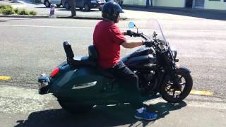 2013 Suzuki Boulevard C90T BOSS exhaust sound [upl. by Yaj]