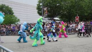 Anthrocon 2024 Fursuit Parade  3371 FURRIES  Outside View [upl. by Ferris]