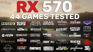 RX 570 Test in 44 Games in 2023 [upl. by Meredeth273]