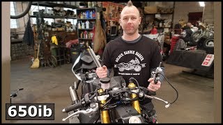 Ohlins Steering Damper Installation  Bonus Material HP4 Race Weigh In [upl. by Hoyt]