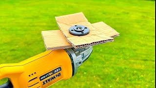 Breakthrough Idea Insert Cardboard Into Angle Grinder  Angle Grinder Hacks [upl. by Blumenthal978]