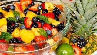 Fruit Salad with Dressing [upl. by Frederigo]