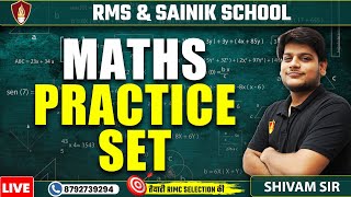 Maths Class 9 Maths Practice Set  Sainik School Class 9  Military School Classes [upl. by Leiand]