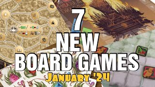 7 New Board Games  January 2024 [upl. by Cart]