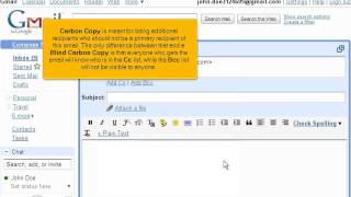 How to compose an email message using Gmail [upl. by Oria]