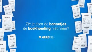 Zie je door de bonnetjes de boekhouding niet meer  Scan amp Herken in AFAS SB [upl. by Buatti784]