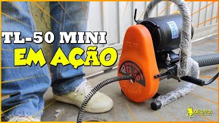 TL50 MINI  Como usar uma máquina desentupidora elétrica AlkamacMaquinasDesentupidoras [upl. by Nilyaj433]