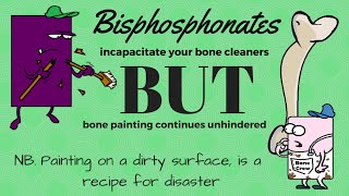 How bisphosphonates interact with your bone crew [upl. by Eicnarf]