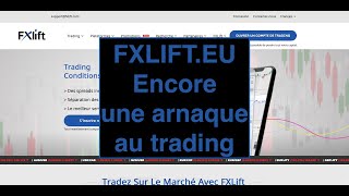 FXLIFTEU pourquoi ce site de trading estil une arnaque liée à IRONFX [upl. by Hairom]