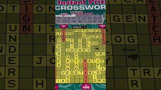 20 CA INSTANT 🏆CROSSWORD Scratchers win cmk CookieMonstaKilla jackpot calottery millionaire [upl. by Cope]