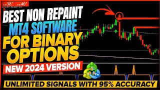 Best Non Repaint MT4 Software For Binary Options  97 Accuracy With Unlimited Signals mt4 [upl. by Tekcirc685]