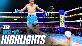 Angelo Leo SLEEPS Venado Lopez In KO Of The Year Candidate  FIGHT HIGHLIGHTS [upl. by Mccoy564]