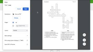 How to make crossword puzzle easily [upl. by Ettolrahs]